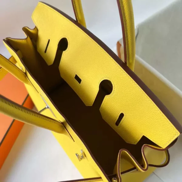 mmexport1701273204041-jpg DDMode Bags Birkin Epsom 9O Naples yellow Silver Hardware 30cm Full Handmade Phw