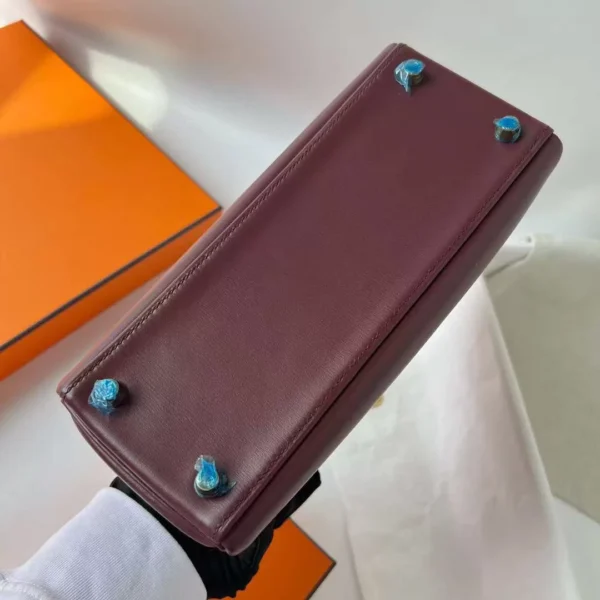 mmexport1701274343864-jpg DDMode Bags Kelly Box Ck57 Bordeaux red Gold Hardware 25cm Full Handmade Ghw
