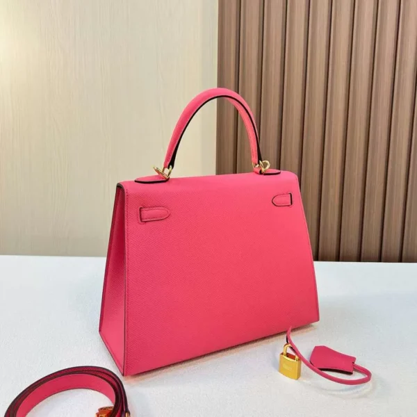 mmexport1702397891361-jpg DDMode Kelly Epsom 8W New lipstick pink Gold Hardware 25cm Full Handmade Ghw