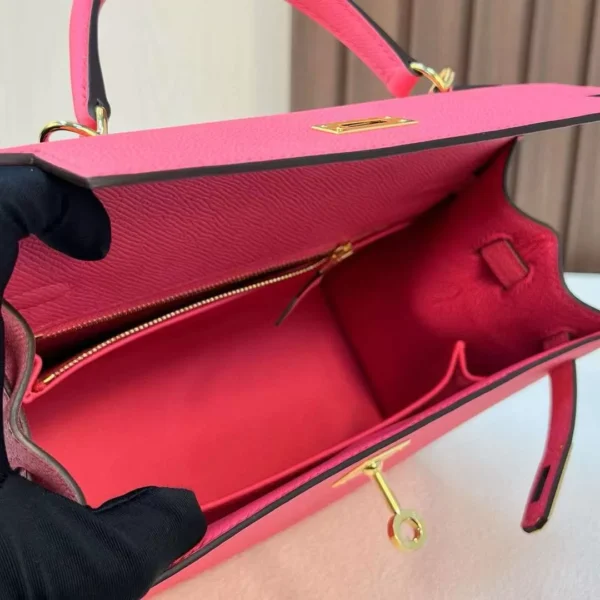 mmexport1702397897480-jpg DDMode Kelly Epsom 8W New lipstick pink Gold Hardware 25cm Full Handmade Ghw