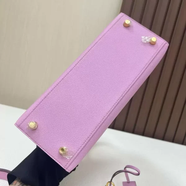 mmexport1702397941167-jpg DDMode Kelly Epsom X9 mallow purple Gold Hardware 25cm Full Handmade Ghw