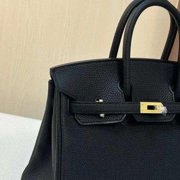 mmexport1703411783175 DDMode RepLadies Birkin Togo Ck89 Black Gold Hardware 25cm Full Handmade Ghw
