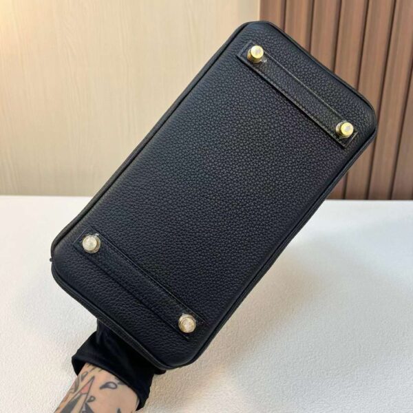 mmexport1703411795210 DDMode RepLadies Birkin Togo Ck89 Black Gold Hardware 25cm Full Handmade Ghw