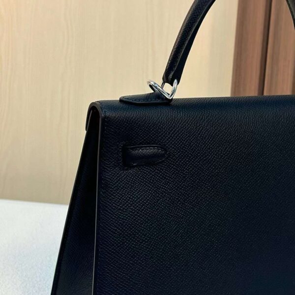 mmexport1704814571215 DDMode Yupoo Kelly Epsom Ck89 Black Silver Hardware 25cm Full Handmade Phw