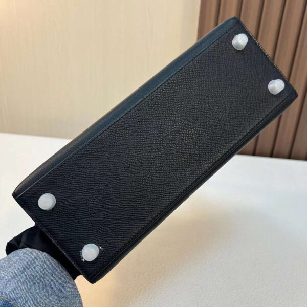 mmexport1704814575597 DDMode Yupoo Kelly Epsom Ck89 Black Silver Hardware 25cm Full Handmade Phw