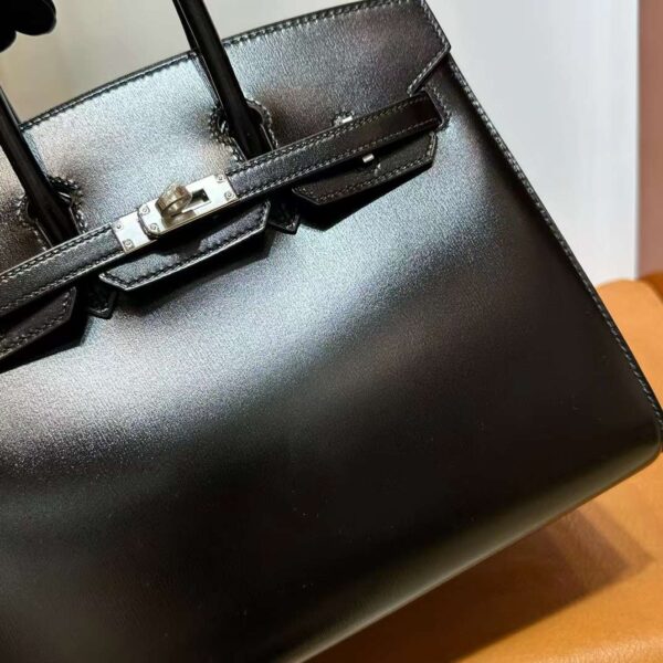 mmexport17057184715241 DDMode Yupoo Birkin Sellier Box Ck89 Black Silver Hardware 25cm Full Handmade Phw