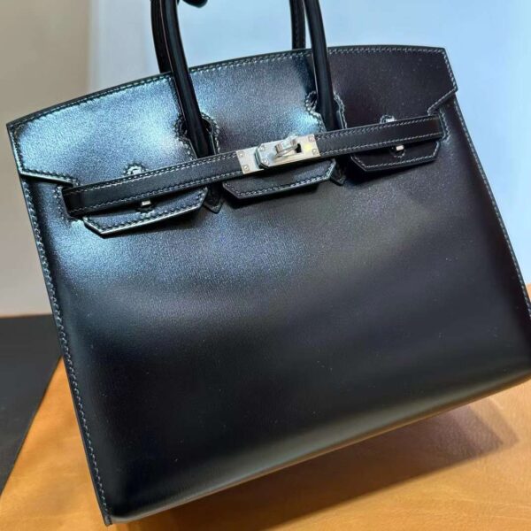 mmexport17057184729591 DDMode Yupoo Birkin Sellier Box Ck89 Black Silver Hardware 25cm Full Handmade Phw