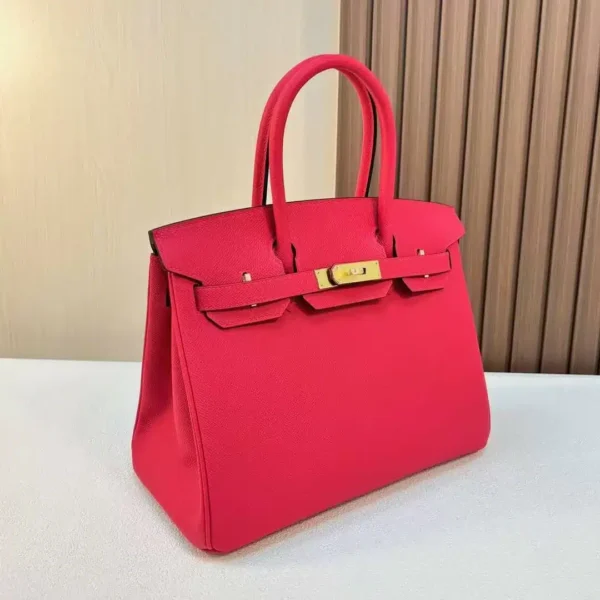 mmexport1708098966566-jpg DDMode Bags Birkin Epsom I6 Rose Pink Gold Hardware 30cm Full Handmade Ghw