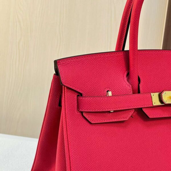mmexport1708098968814 DDMode Bags Birkin Epsom I6 Rose Pink Gold Hardware 30cm Full Handmade Ghw