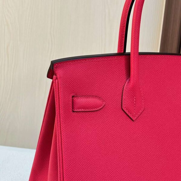 mmexport1708098973723 DDMode Bags Birkin Epsom I6 Rose Pink Gold Hardware 30cm Full Handmade Ghw
