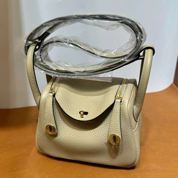 mmexport1709081923169-1 DDMode Mini Lindy Clemence S2 Light Khaki Gold Hardware 19cm Full Handmade Ghw