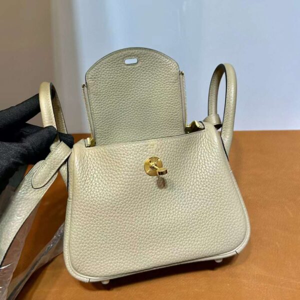mmexport1709081927407 DDMode Mini Lindy Clemence S2 Light Khaki Gold Hardware 19cm Full Handmade Ghw