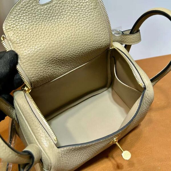 mmexport1709081928859 DDMode Mini Lindy Clemence S2 Light Khaki Gold Hardware 19cm Full Handmade Ghw
