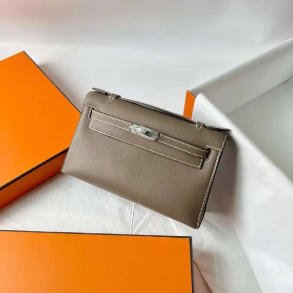 mmexport1710065133942-jpg-1 DDMode Reddit Kelly Pochette Swift Ck18 Etoupe Grey Silver Hardware 22cm Full Handmade Phw