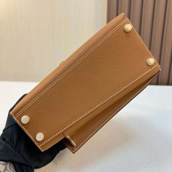 mmexport17111659771041 DDMode Kelly Desordre Epsom Ck37 Golden Brown Gold Hardware 20cm Full Handmade Ghw