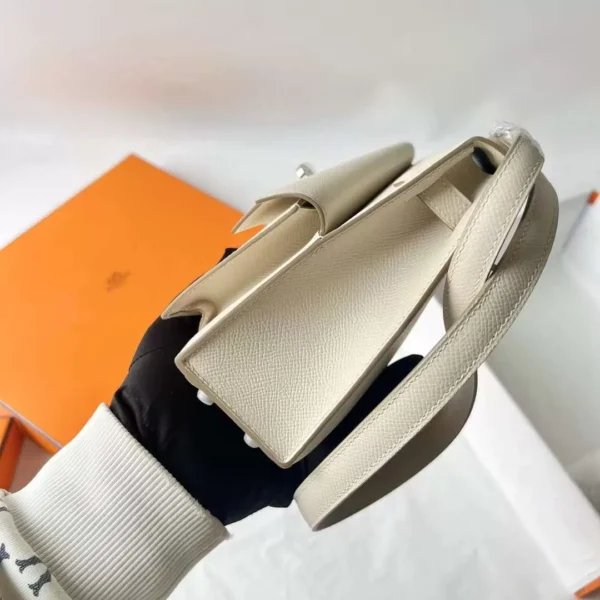 mmexport17113327730782-jpg DDMode Kelly Desordre Epsom Ck10 Creamy White Silver Hardware 20cm Full Handmade Phw