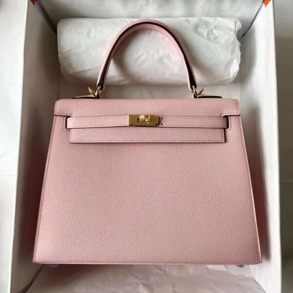 mmexport1711528043074 DDMode Reddit Kelly Epsom 3Q New Pink Gold Hardware 25cm Full Handmade Ghw