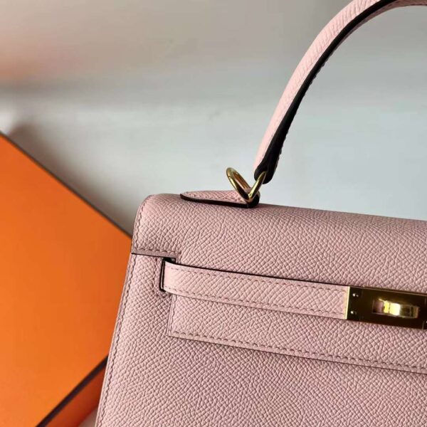 mmexport1711528045885 DDMode Reddit Kelly Epsom 3Q New Pink Gold Hardware 25cm Full Handmade Ghw
