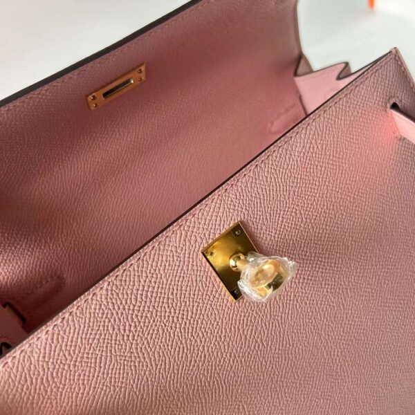 mmexport1711528051771 DDMode Reddit Kelly Epsom 3Q New Pink Gold Hardware 25cm Full Handmade Ghw