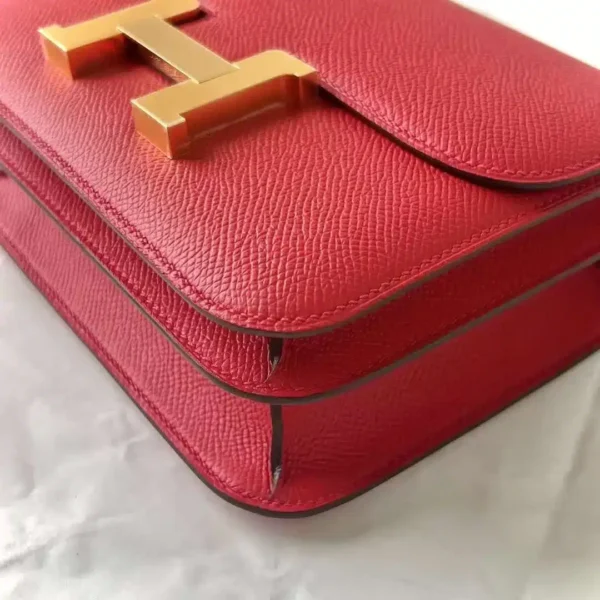 mmexport1712366181624-jpg DDMode Constance Epsom Q5 Bright Red Gold Hardware 18cm Full Handmade Ghw