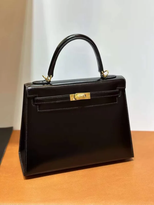 mmexport1713259422971-jpg DDMode Yupoo Kelly Box Ck89 Black Gold Hardware 25cm Full Handmade Ghw