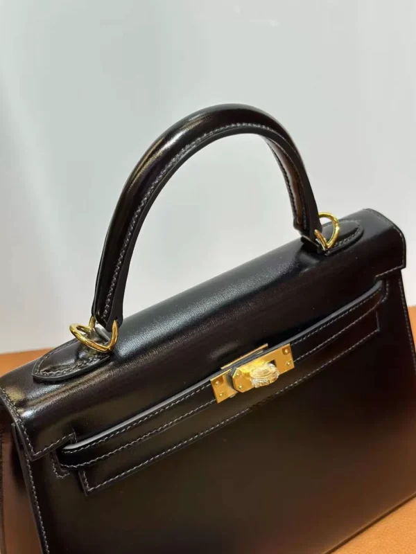 mmexport1713259425992-jpg DDMode Yupoo Kelly Box Ck89 Black Gold Hardware 25cm Full Handmade Ghw