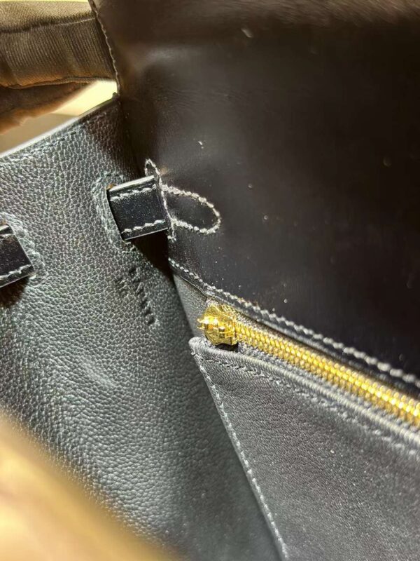 mmexport1713259434649 DDMode Yupoo Kelly Box Ck89 Black Gold Hardware 25cm Full Handmade Ghw