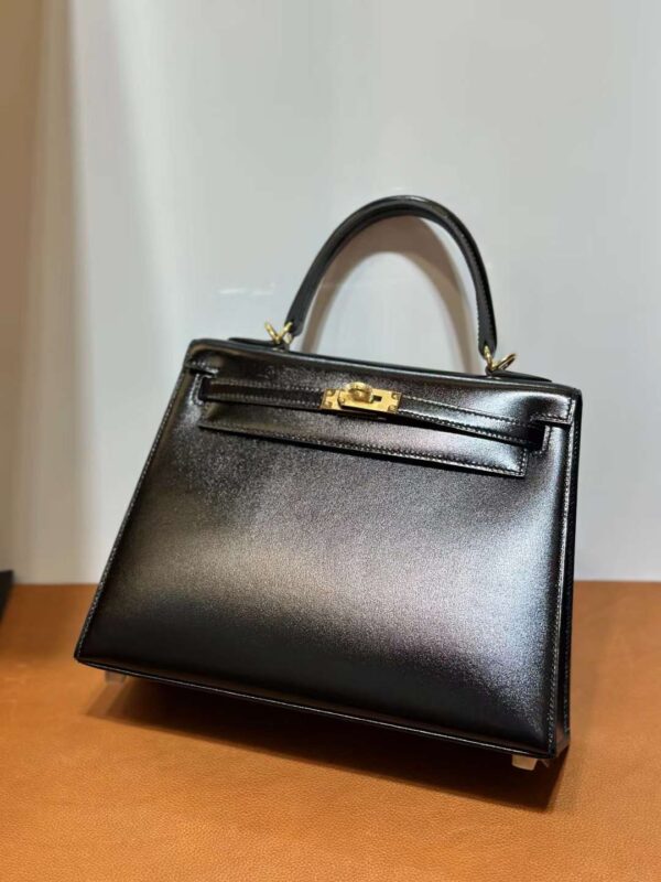 mmexport1713259436205 DDMode Yupoo Kelly Box Ck89 Black Gold Hardware 25cm Full Handmade Ghw