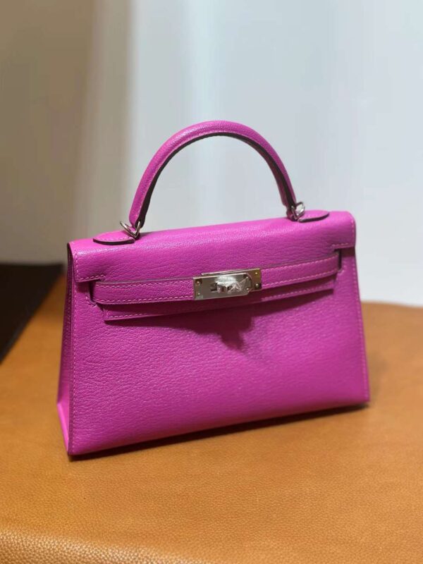 mmexport1713325610799-1 DDMode Mini Kelly Chever Magnolia pink 19cm Silver Hardware Full Handmade Phw