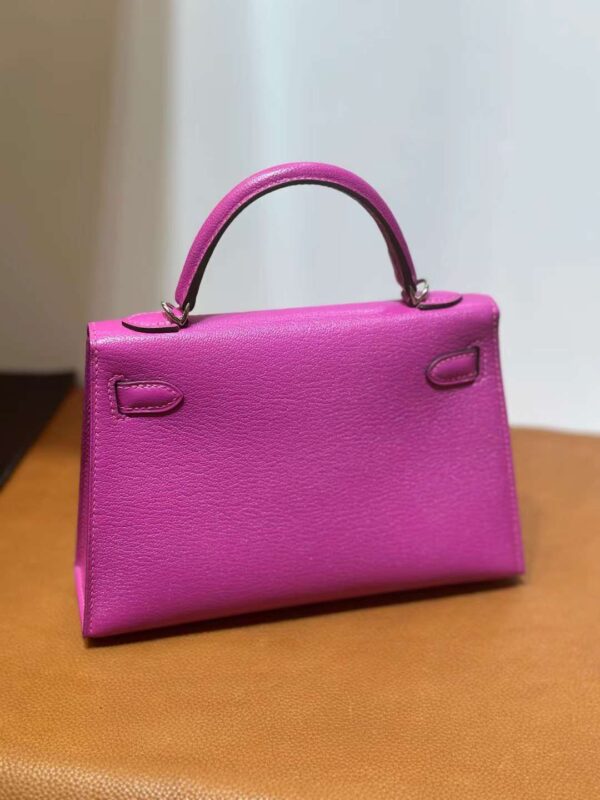 mmexport1713325612349 DDMode Mini Kelly Chever Magnolia pink 19cm Silver Hardware Full Handmade Phw