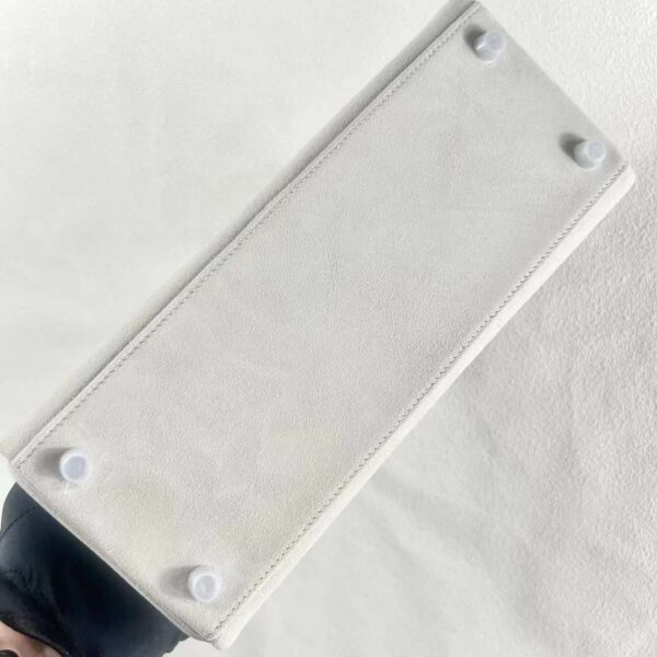 mmexport1713327060896 DDMode Yupoo Kelly Suede Ck10 Creamy White 28cm Siver Hardware Full Handmade Phw