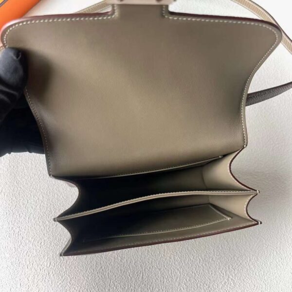 mmexport1713776896050 DDMode Bags Constance Lizard Ck17 taupe Gold Hardware 18cm Full Handmade Ghw