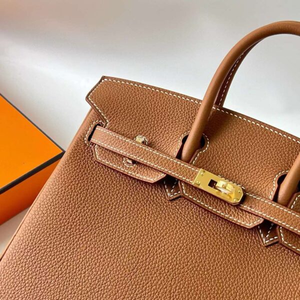 mmexport1714030894927 DDMode Birkin Togo Ck37 Golden Brown Gold Hardware 25cm Full Handmade Ghw