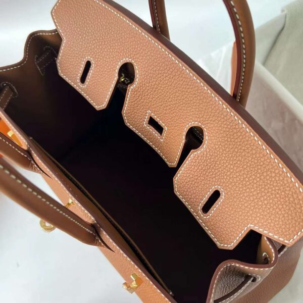 mmexport1714030901830 DDMode Birkin Togo Ck37 Golden Brown Gold Hardware 25cm Full Handmade Ghw
