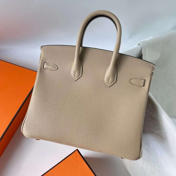 mmexport1714031219902 DDMode Birkin Togo S2 Light Khaki & 8w lipstick pink Silver Hardware 25cm Full Handmade Phw