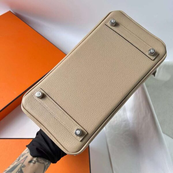 mmexport1714031228229 DDMode Birkin Togo S2 Light Khaki & 8w lipstick pink Silver Hardware 25cm Full Handmade Phw