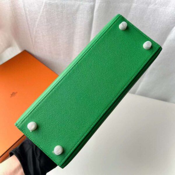 mmexport1715680051919 DDMode Kelly Epsom 1L Bright Green & 0D Rose Pink Gold Hardware 25cm Full Handmade Ghw