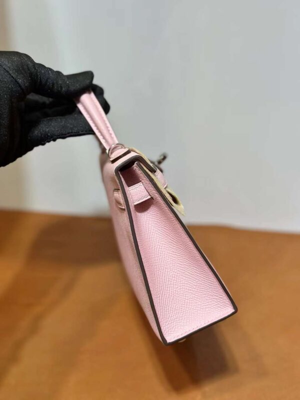 mmexport1715909417712 DDMode Yupoo Mini Kelly Epsom 3Q New Pink Silver Hardware 19cm Full Handmade Phw