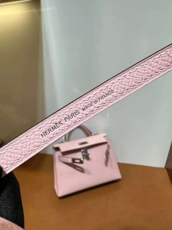 mmexport1715909424962 DDMode Yupoo Mini Kelly Epsom 3Q New Pink Silver Hardware 19cm Full Handmade Phw