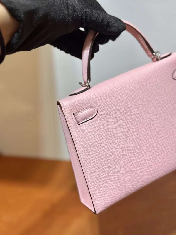mmexport1715909426659 DDMode Yupoo Mini Kelly Epsom 3Q New Pink Silver Hardware 19cm Full Handmade Phw