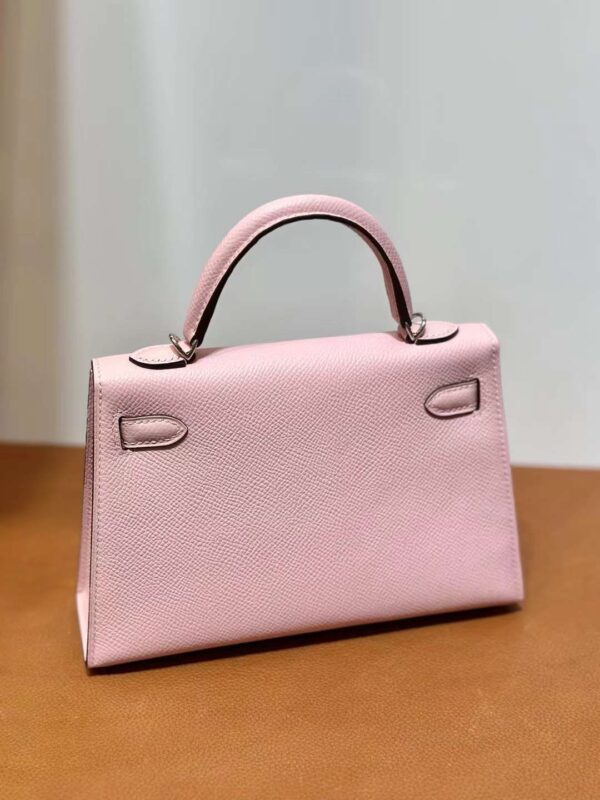 mmexport1715909430430 DDMode Yupoo Mini Kelly Epsom 3Q New Pink Silver Hardware 19cm Full Handmade Phw
