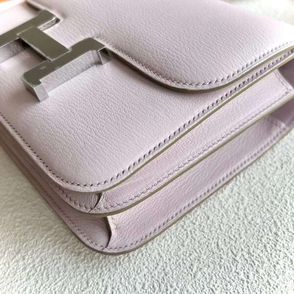 mmexport1717425500865 DDMode Constance Chevre 09 Light Purple Pink Silver Hardware 18cm Full Handmade Phw