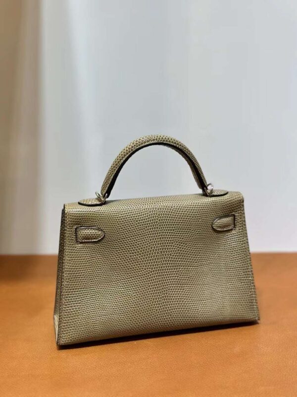 mmexport1718003638052 DDMode Yupoo Mini Kelly Lizard Ck17 Twine grey Silver Hardware 19cm Full Handmade Phw