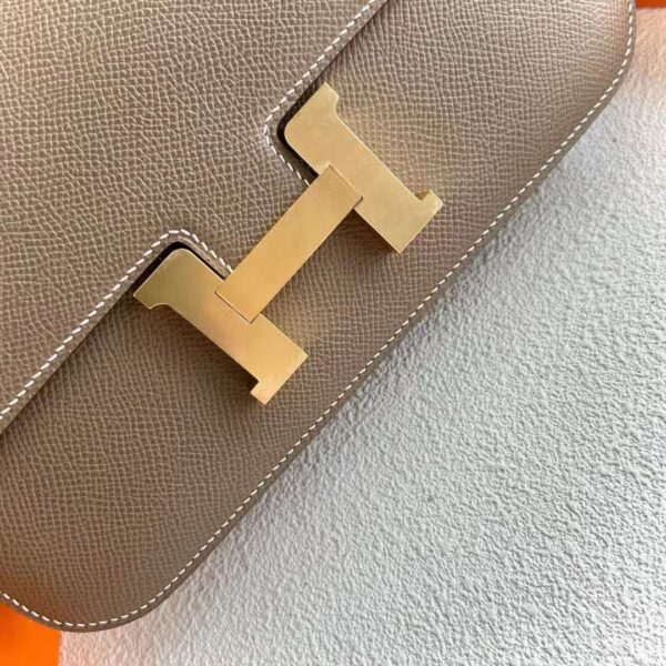 mmexport1718076813910 DDMode Bags Constance elan Epsom Ck18 Etoupe Grey Gold Hardware 23cm Full Handmade Ghw