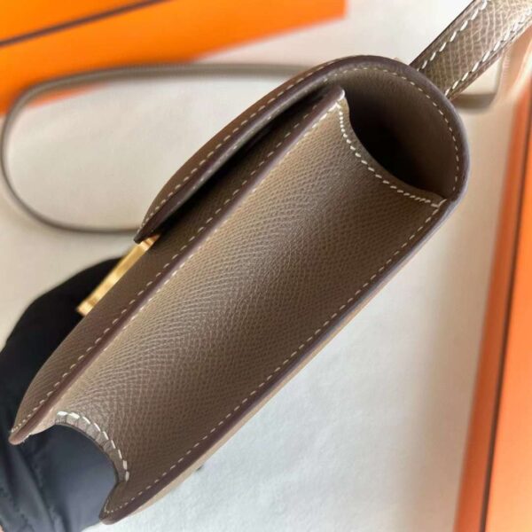 mmexport1718076815382 DDMode Bags Constance elan Epsom Ck18 Etoupe Grey Gold Hardware 23cm Full Handmade Ghw