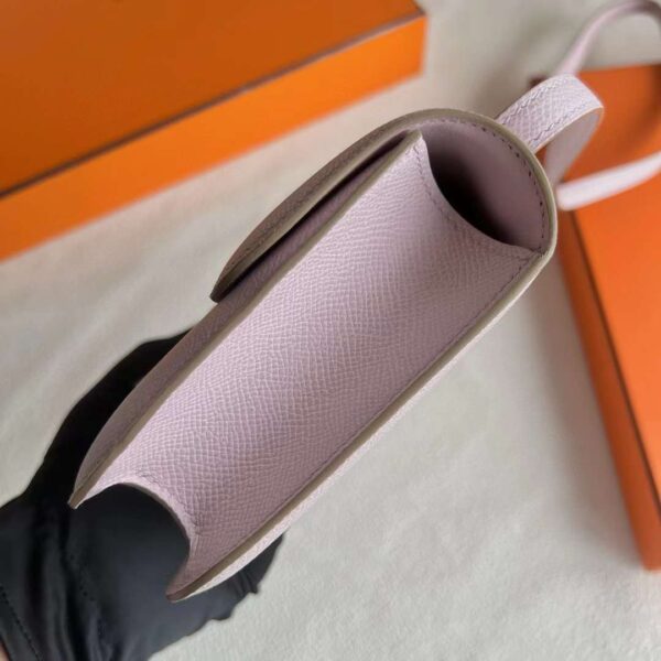 mmexport1718076862574 DDMode Bags Constance elan Epsom 09 Light Purple Pink Silver Hardware 23cm Full Handmade Phw