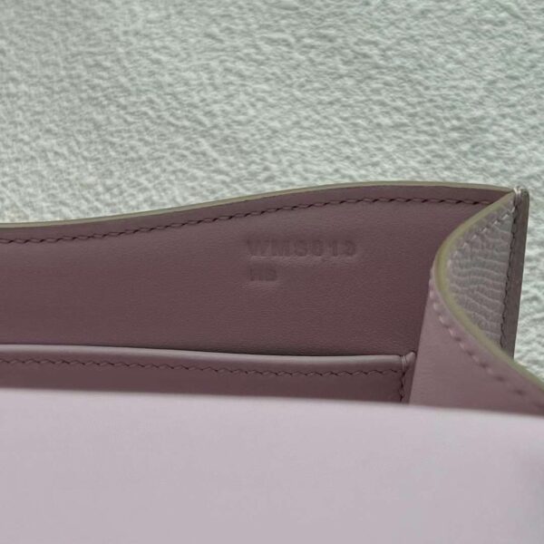 mmexport1718076867421 DDMode Bags Constance elan Epsom 09 Light Purple Pink Silver Hardware 23cm Full Handmade Phw