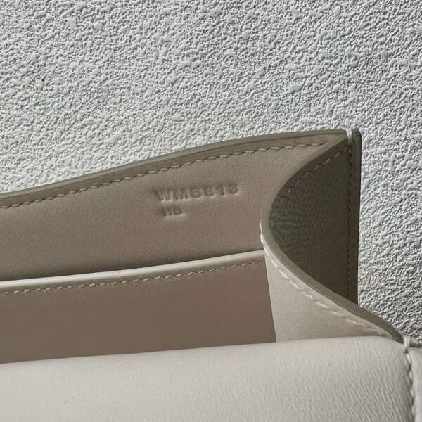 mmexport1718076895722 DDMode Bags Constance elan Epsom Ck10 Cream White Silver Hardware 23cm Full Handmade Phw