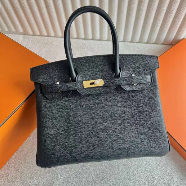 mmexport1718504847814 DDMode Reviews Birkin Togo Ck89 Black Gold Hardware 30cm Full Handmade Ghw