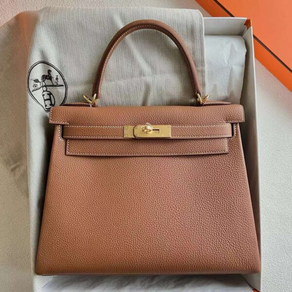 mmexport1718504938443 DDMode Reviews Kelly Togo Ck37 Golden Brown Gold Hardware 28cm Full Handmade Ghw